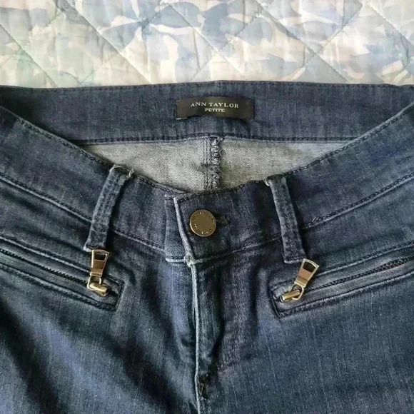 ANN TAYLOR jeans size 0 petite - Picture 2 of 5